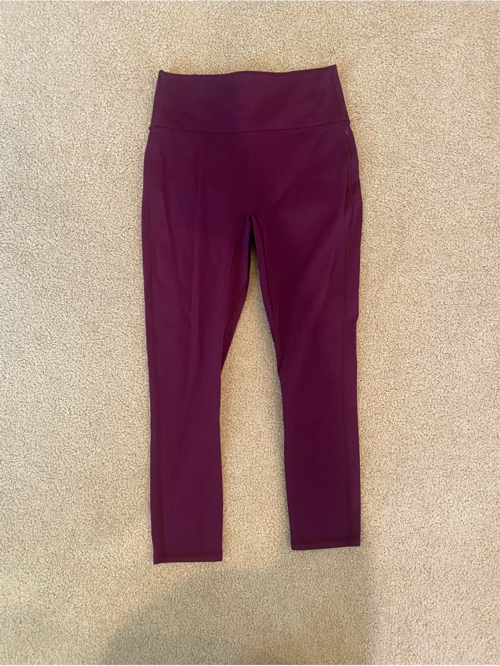 Fabletics Motion365 Women’s Purple High Rise Ankle Leggings S 25" Inseam